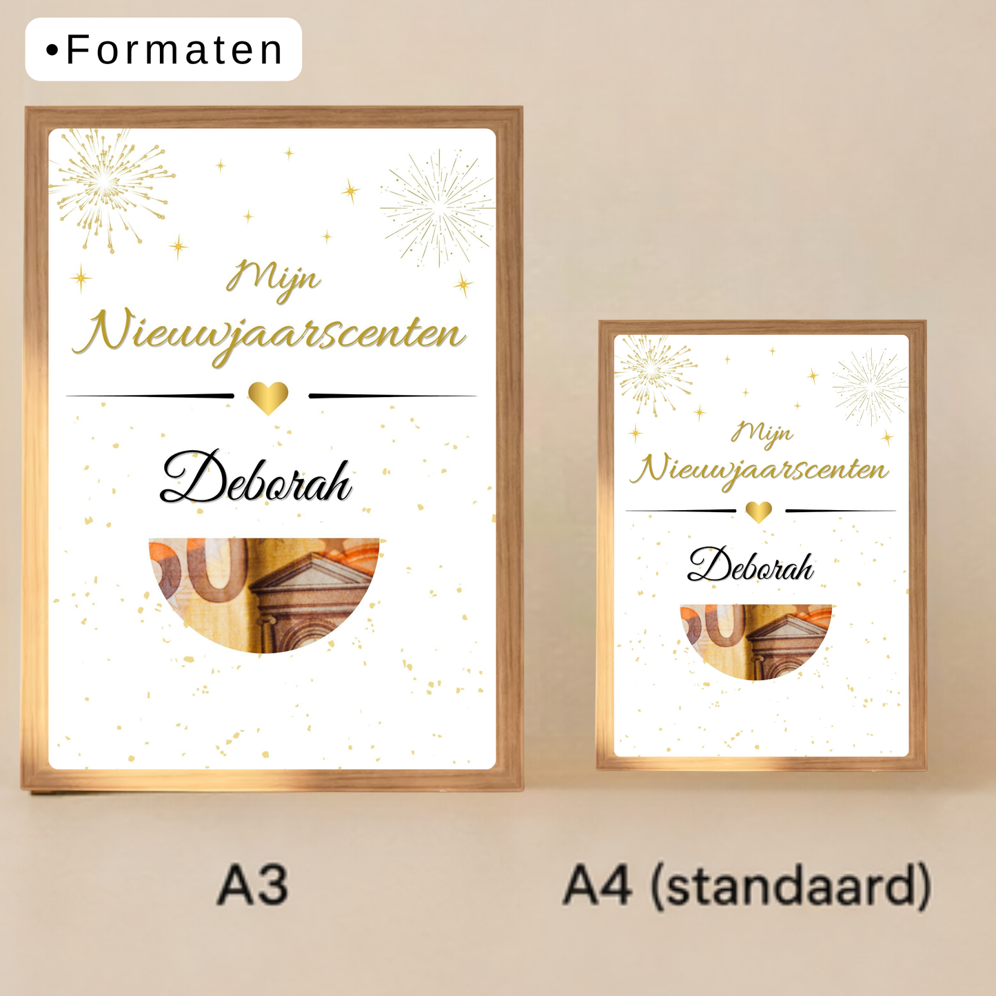Nieuwjaarscenten leuk verpakt geven