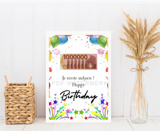 18 jaar geld cadeau geven verjaardag