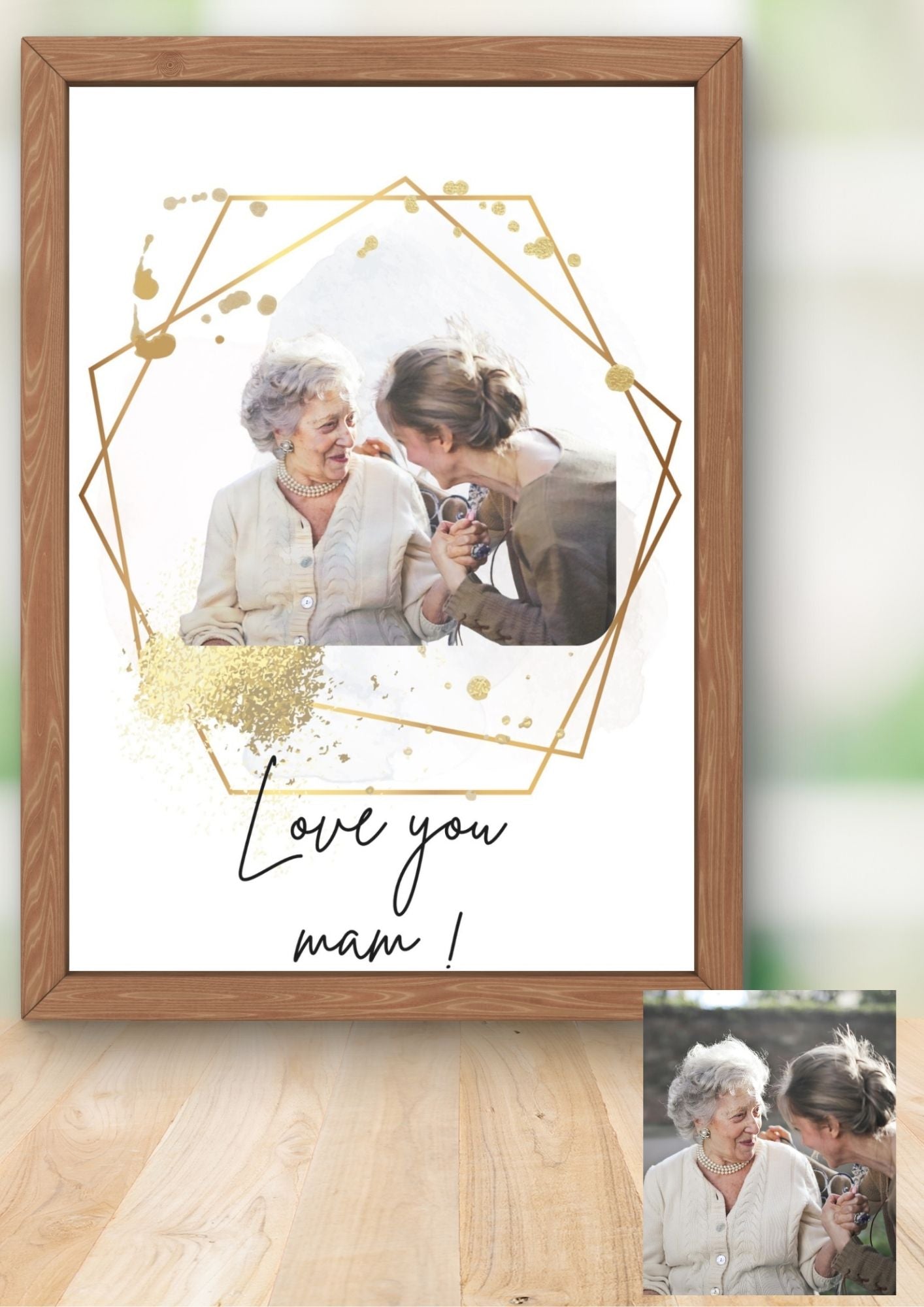 Gepersonaliseerd aquarel portret 094 - PDF Cadeau