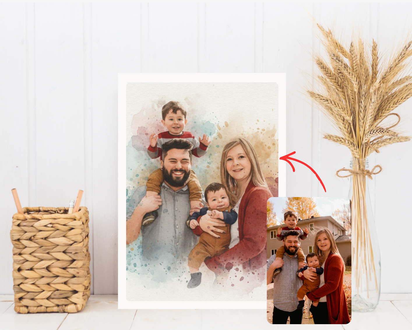 Schilderij laten maken portret