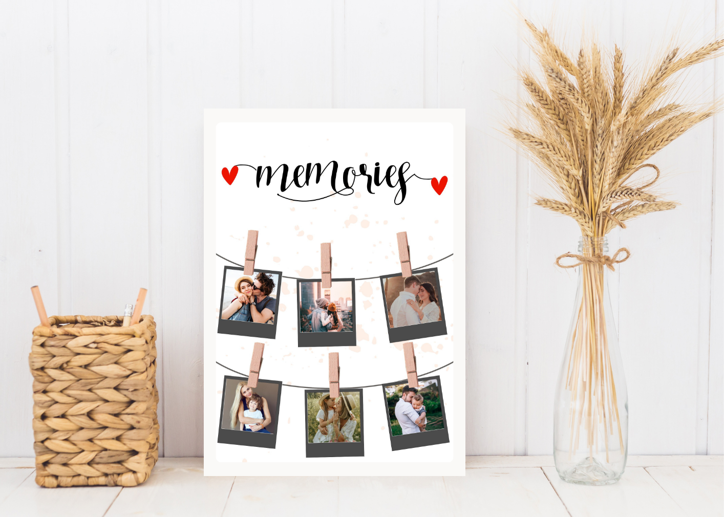 in fotolijst gepersonaliseerd cadeau man