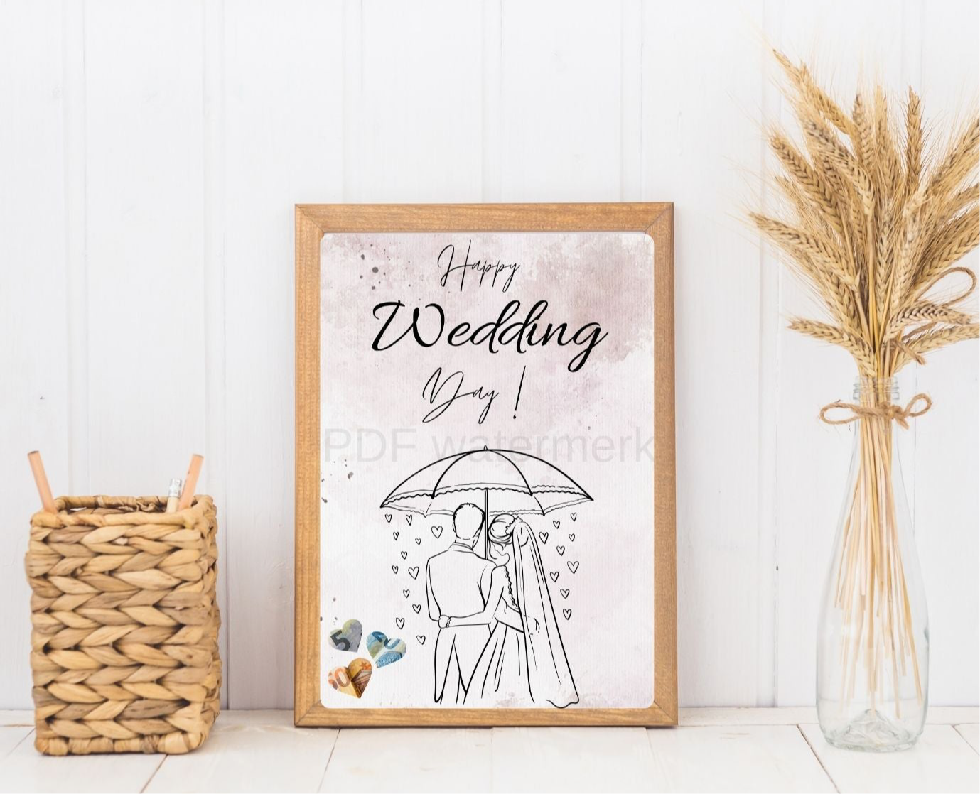 bruiloft leuk geld verpakken