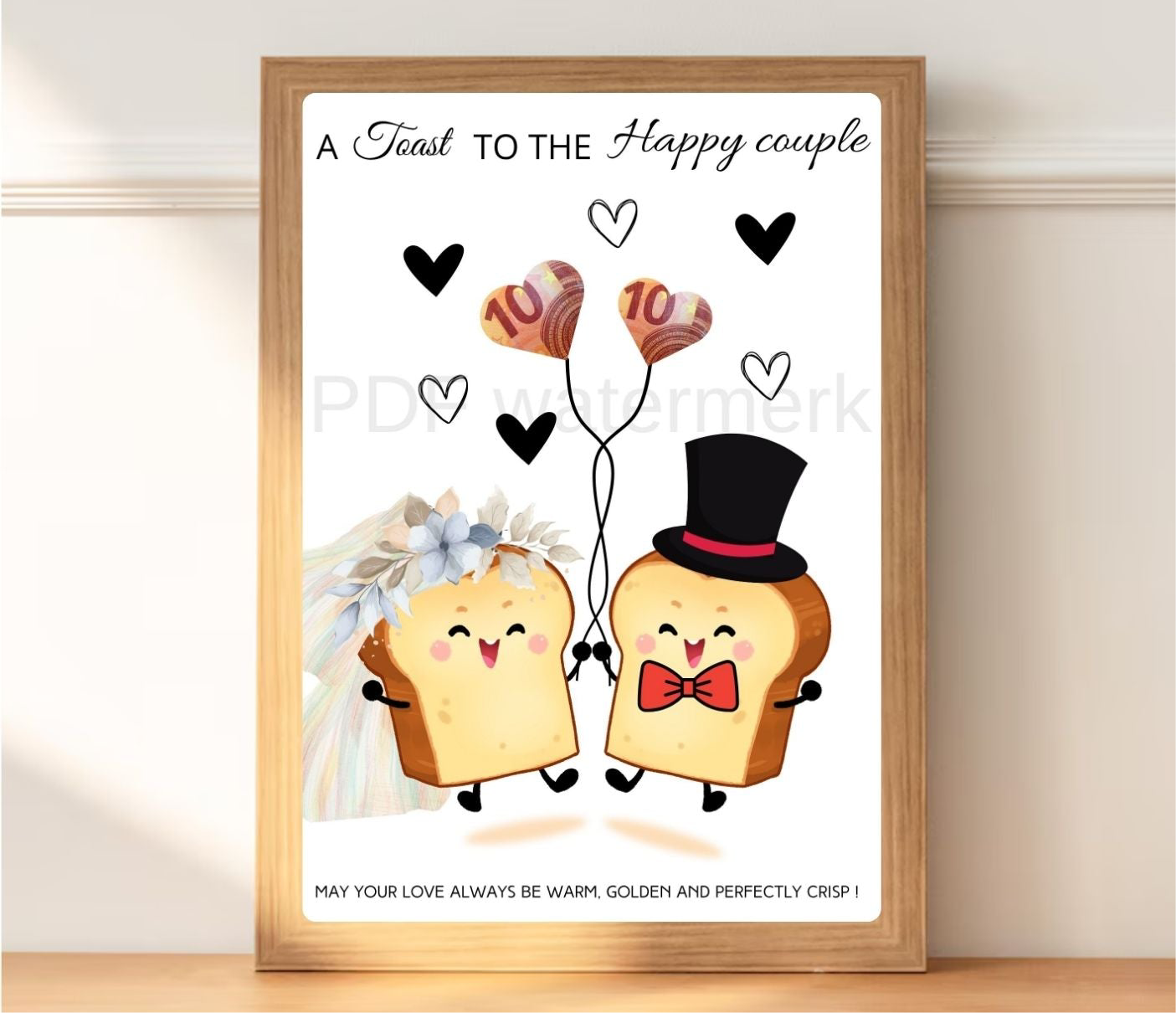 Geld geven leuk verpakt bruiloft en huwelijk