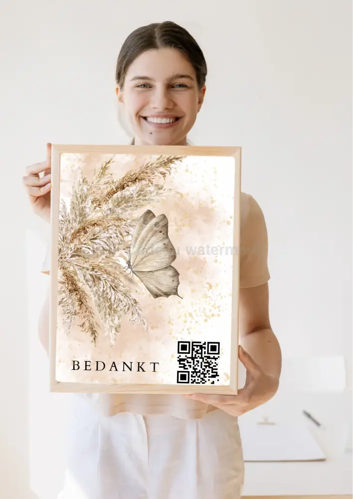 DIY QR-code print als origineel bedankje