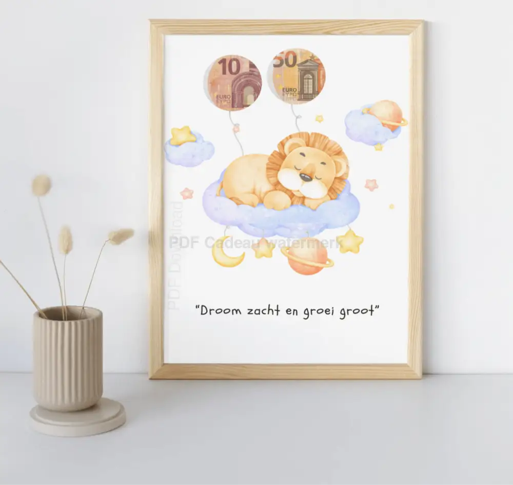 Origineel geld geven geboorte