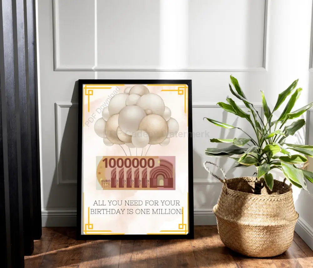 Geld leuk verpakken verjaardag cadeau