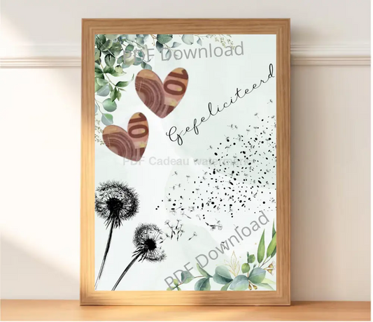 geld geven leuk verpakt bruiloft