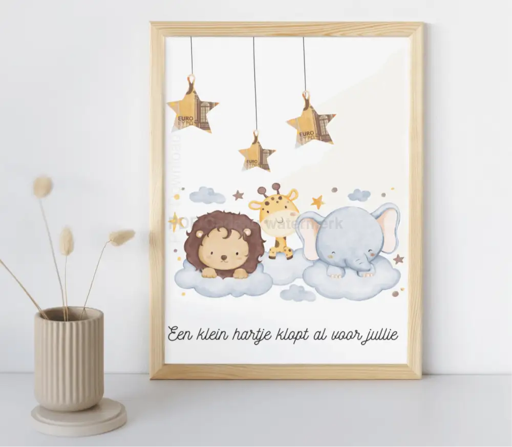 geld cadeau geven voor een baby