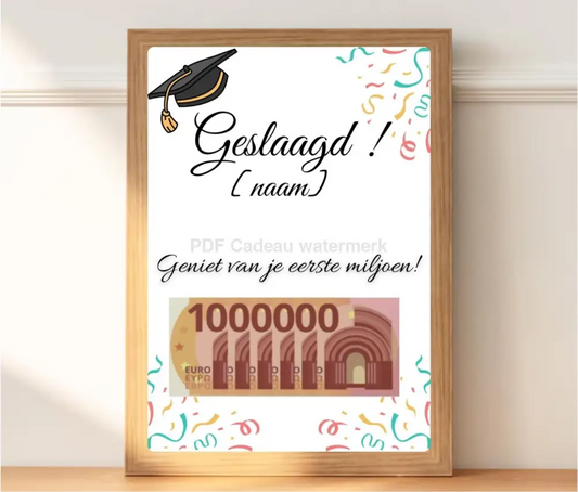 geld leuk inpakken cadeau