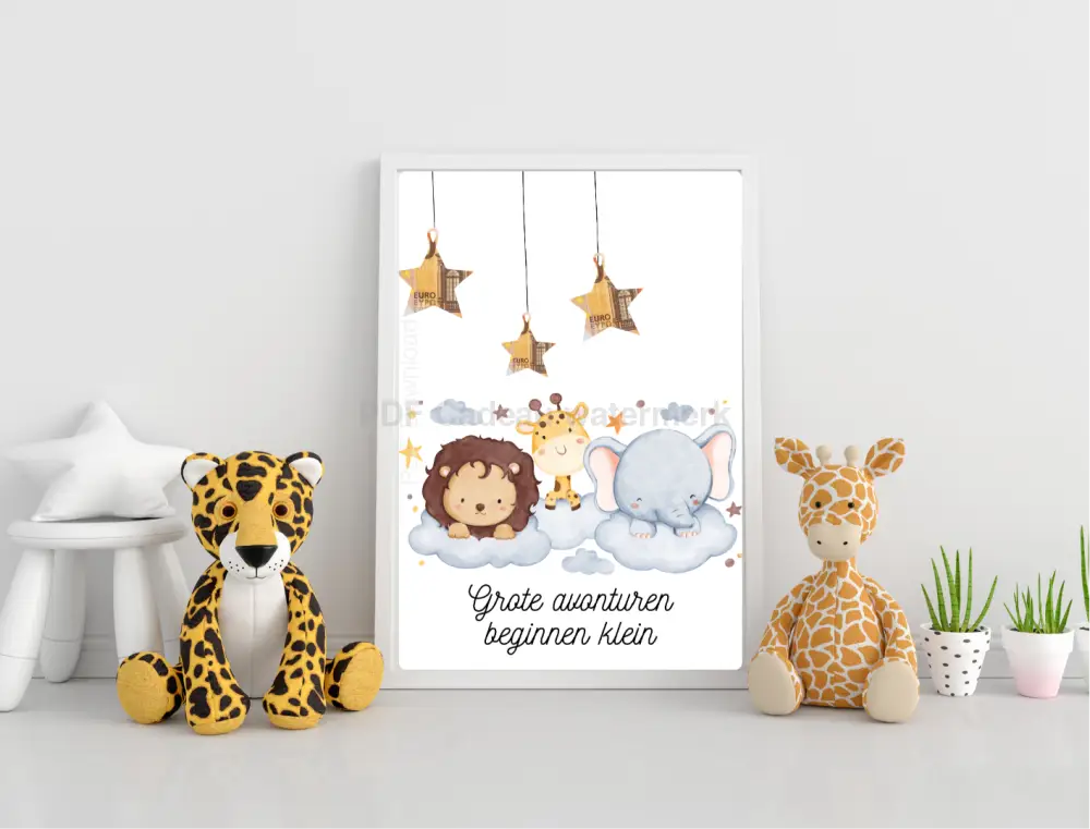 uniek geld geboorte cadeau