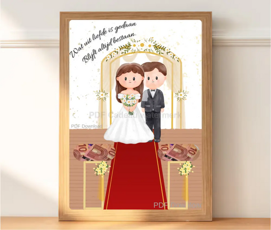 origineel bruiloft geld cadeau