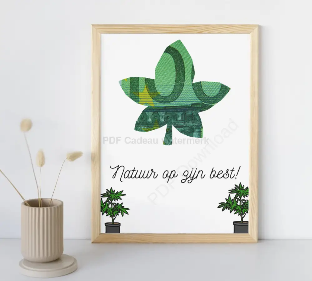 Natuur op zijn best wietblad- PDF cadeau - PDF Cadeau