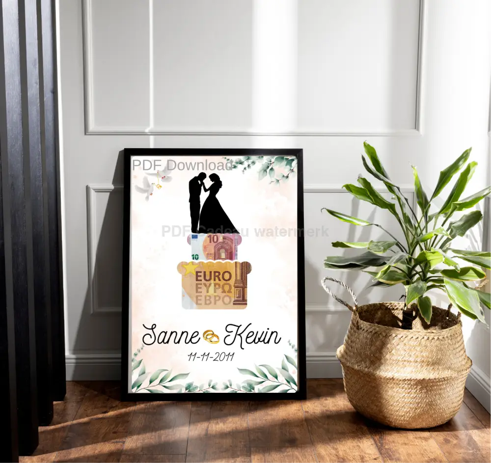 Cadeau bruidspaar geld