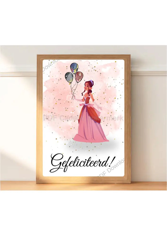 princess kinder geld cadeau