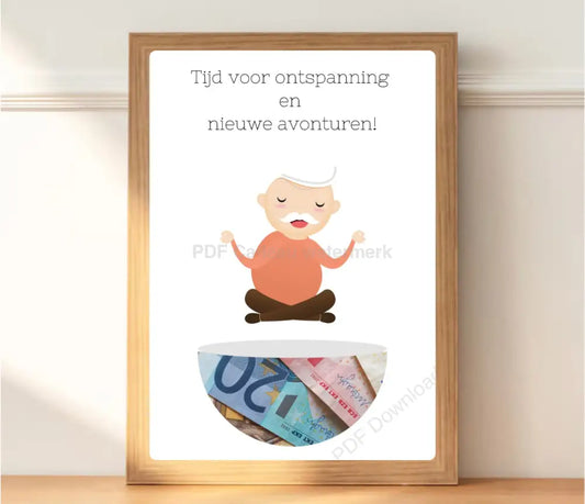 geld cadeau voor pensioen