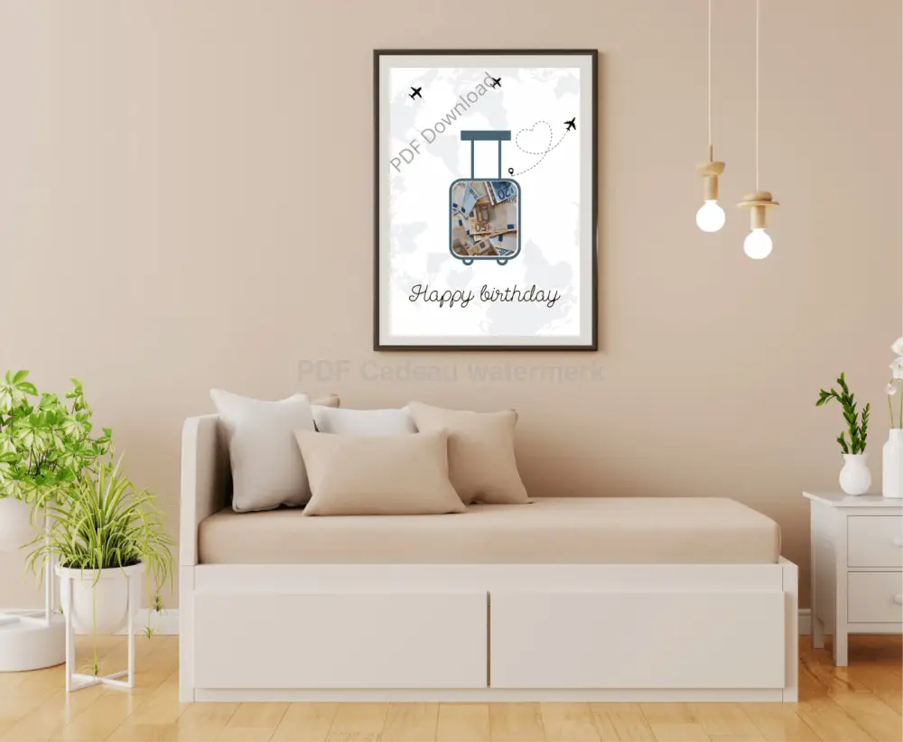 Happy birthday - PDF cadeau voor verjaardagen van reisliefhebbers - PDF Cadeau