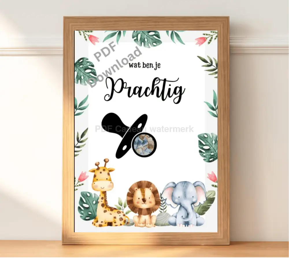 geld cadeau geven geboorte kindje