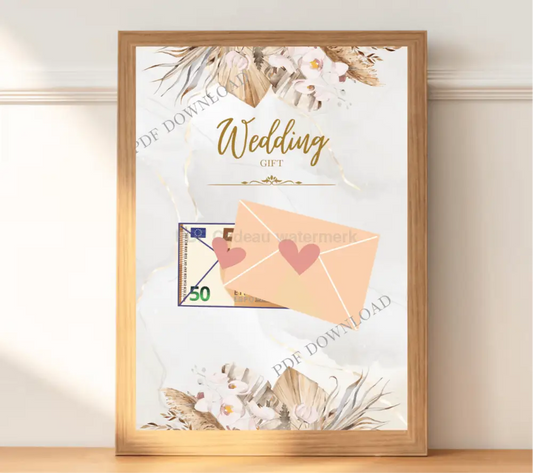 Wedding gift - geld cadeau geven bruiloft