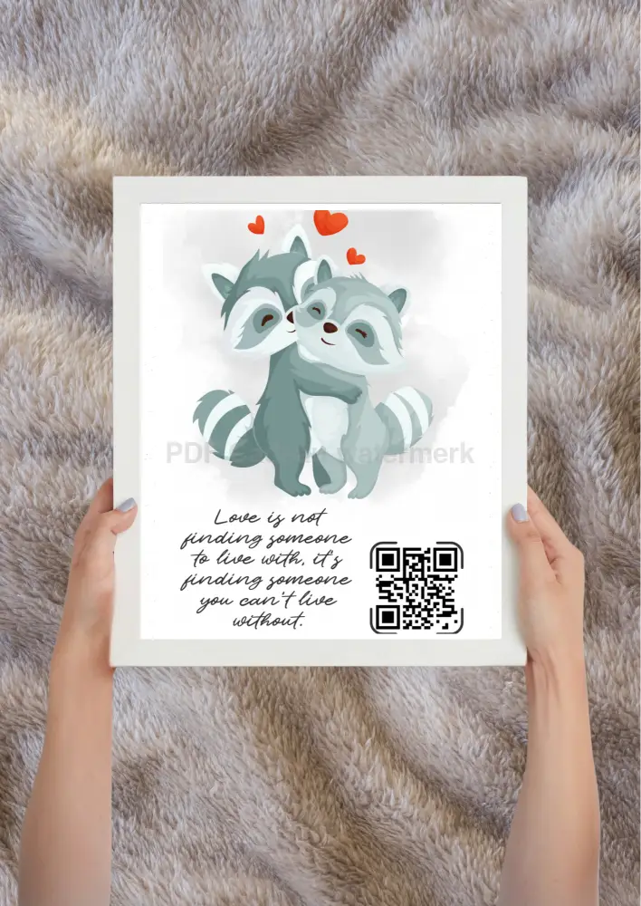 Romantisch cadeau met QR-code en persoonlijke boodschap