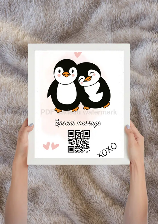 QR code cadeau kopen "special message"