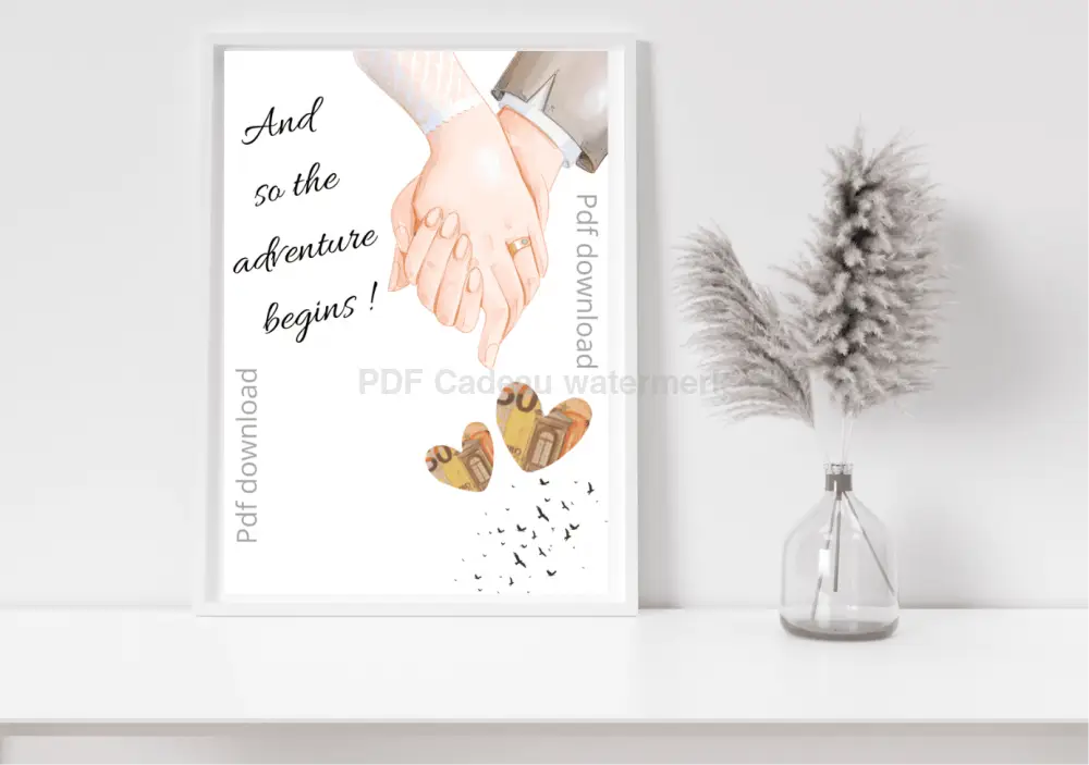 And so the adventure begins - PDF voor bruiloften - PDF Cadeau
