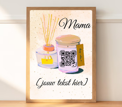 Moederdag cadeau met tekst 
