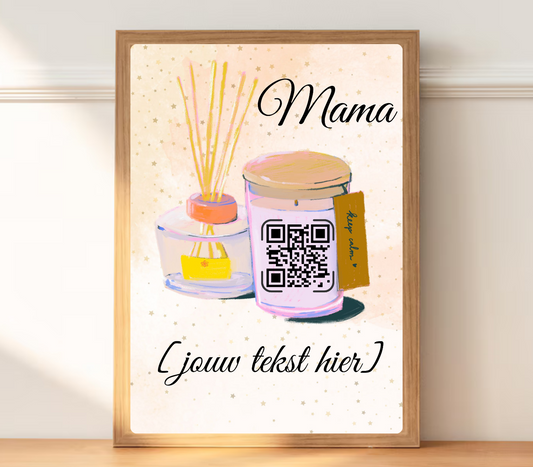 Moederdag cadeau met tekst 