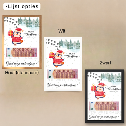 Geld origineel verpakken kerst 
