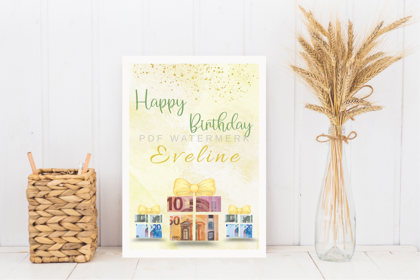 een originele manier geld  geven