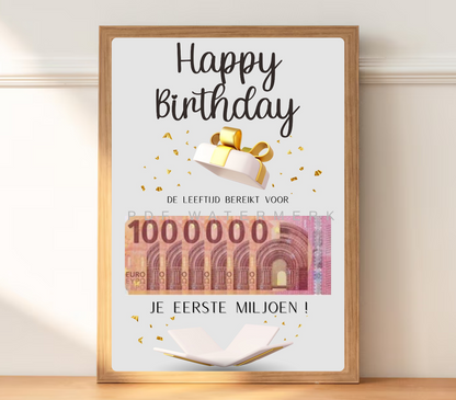 geld geven leuk  verpakt tiener