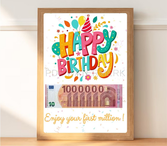 Geld geven verjaardag cadeau