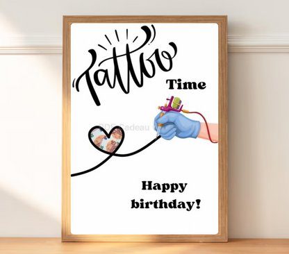 Geld cadeau 18 jarige verjaardag of tattoo liefhebbers 