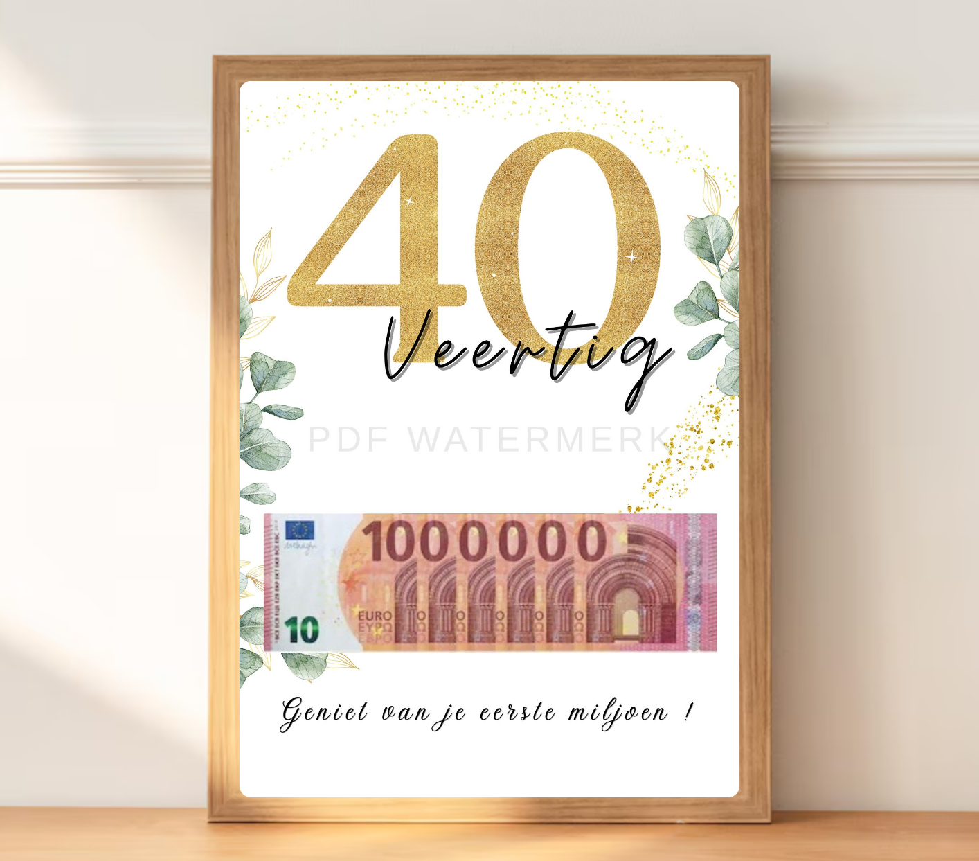 Geld cadeau 40 jaar