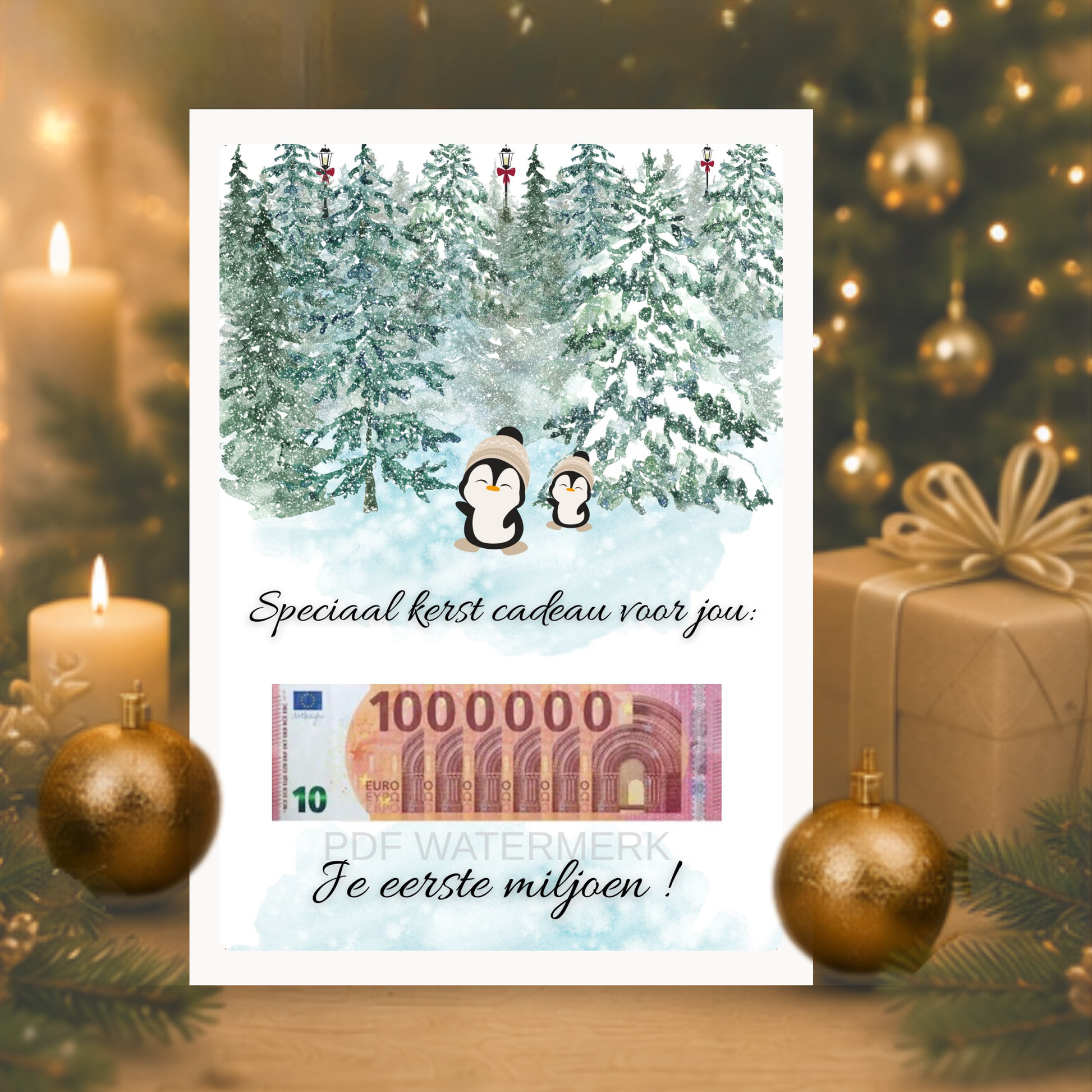 Leuk geld cadeau kerst