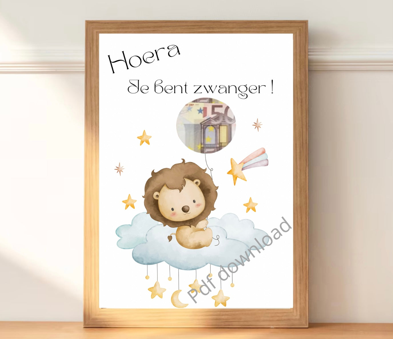 Hoera zwanger cadeau