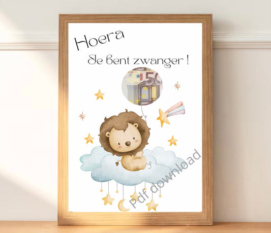 Hoera zwanger cadeau