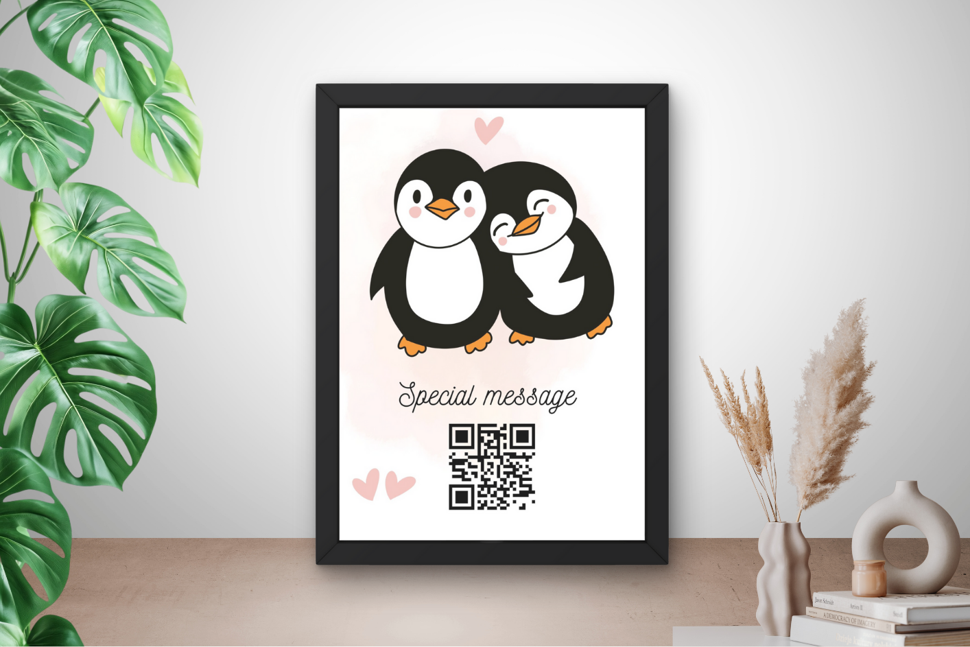 QR codec adeau voor de liefde of moederdag