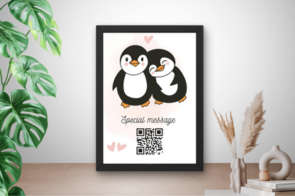 QR codec adeau voor de liefde of moederdag