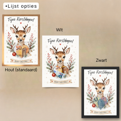 Fotolijst geld cadeau kerst