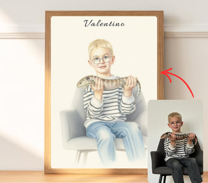 aquarel portret laten maken