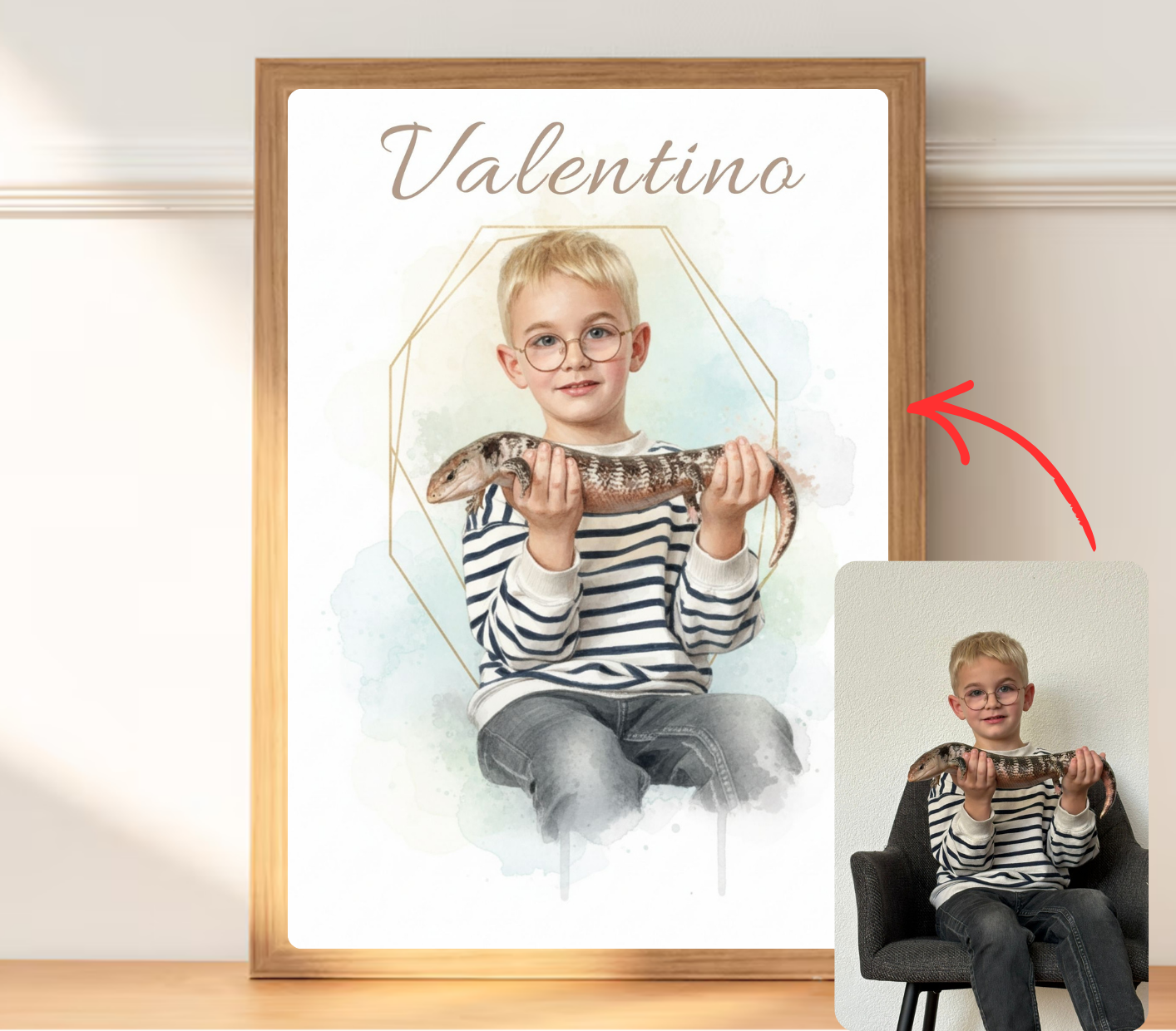 gepersonaliseerd schilderij laten maken