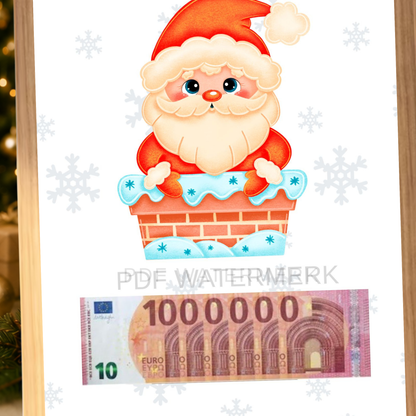 Fotolijst geldcadeau - Geld geven met kerst