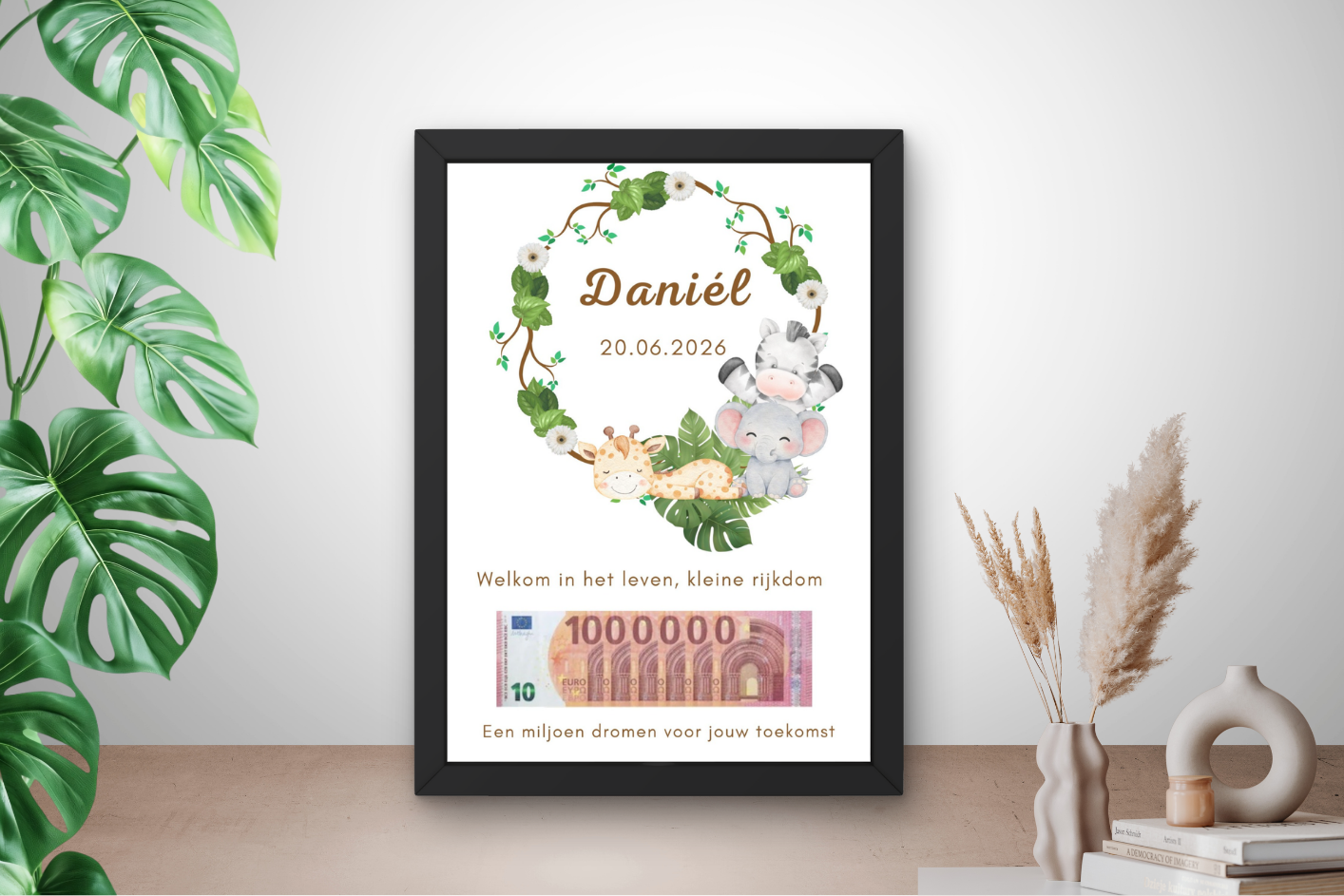 origineel geld geven geboorte jongen