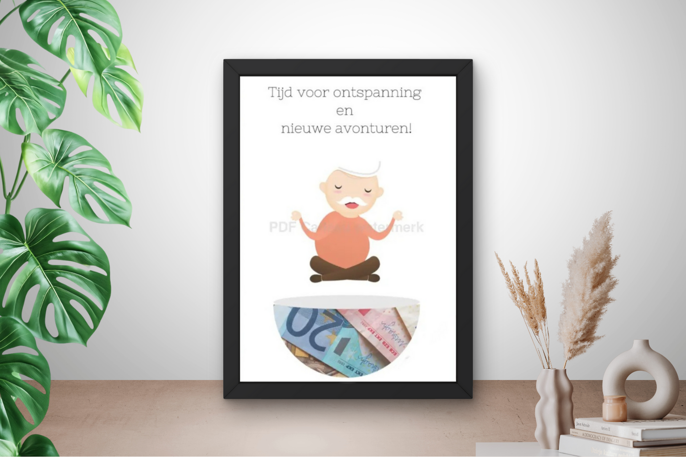 geld cadeau collega pensioen