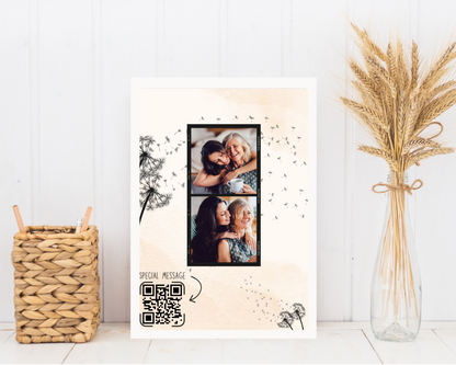 Moederdag cadeau met tekst en foto