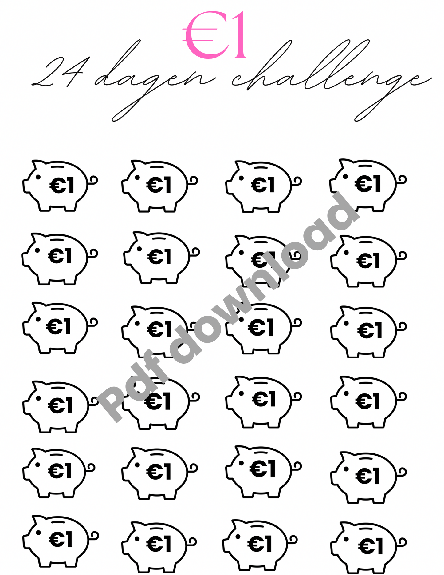 3x 24 dagen challenges