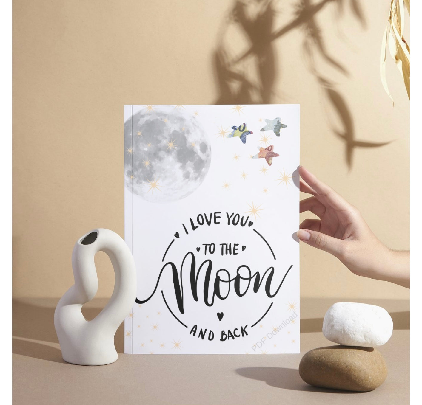 I love you to the moon and back - PDF Cadeau - PDF Cadeau