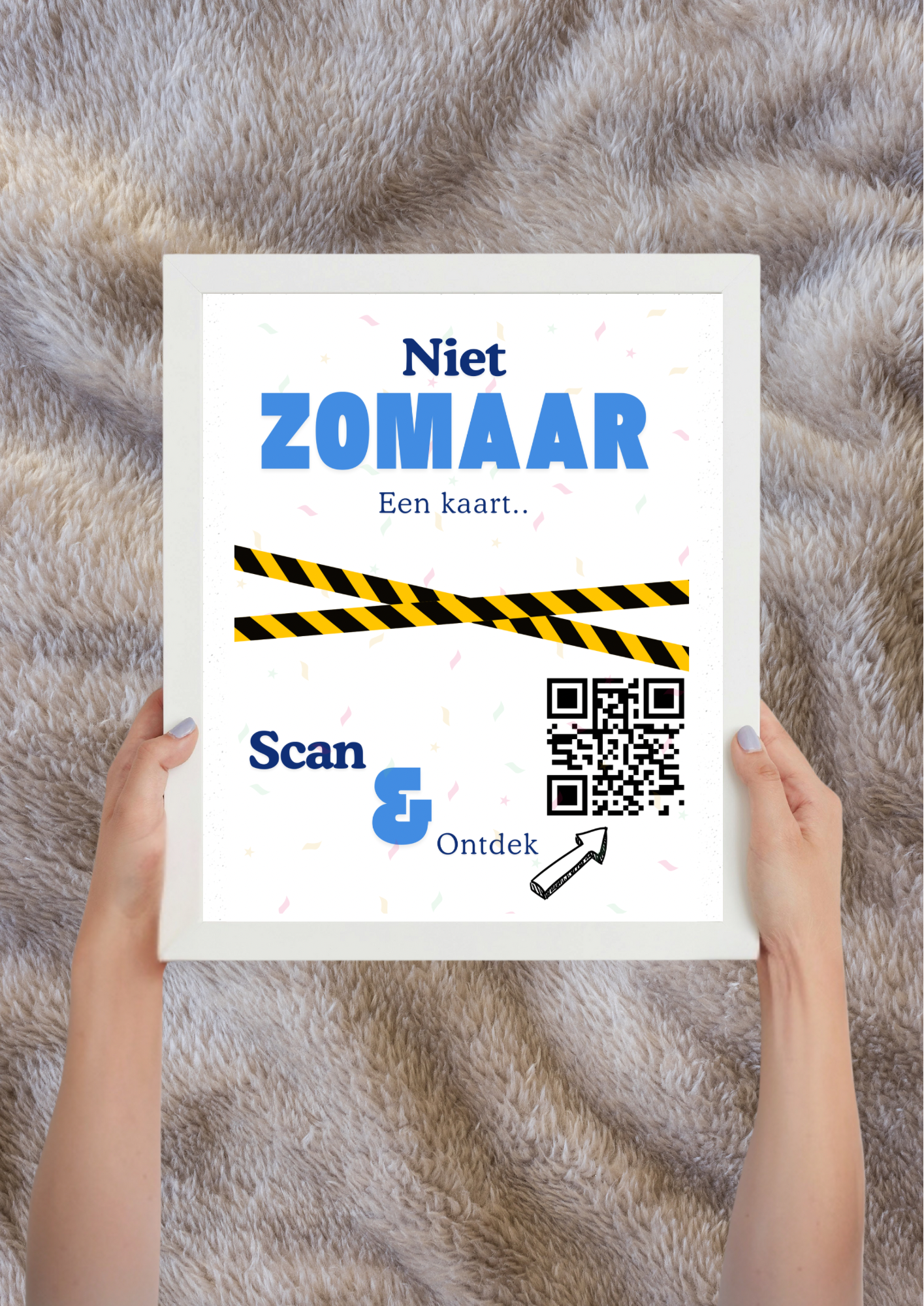 Origineel cadeau met een geheime QR-code