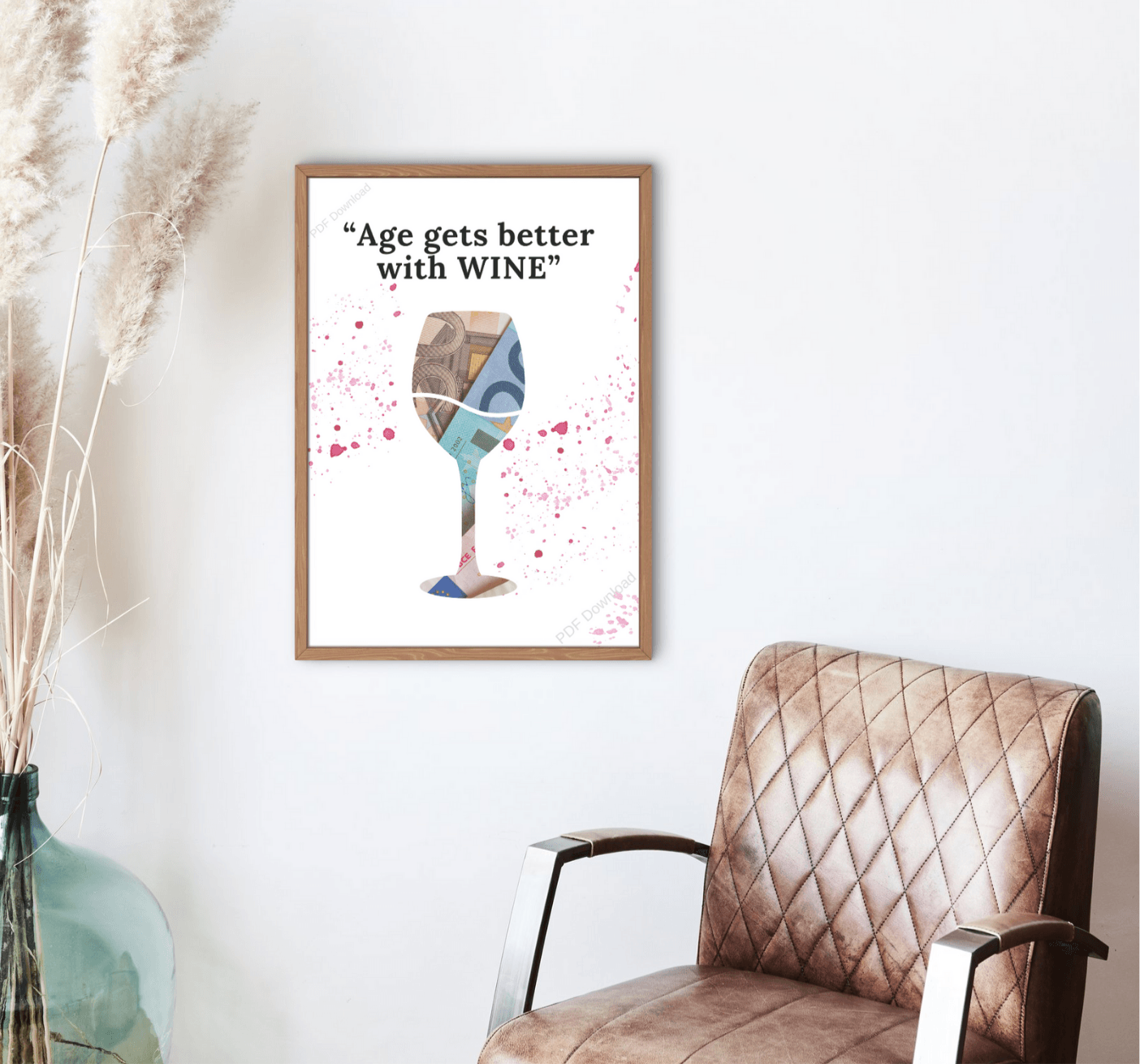 Age gets better with wine - PDF cadeau voor wijnliefhebbers - PDF Cadeau