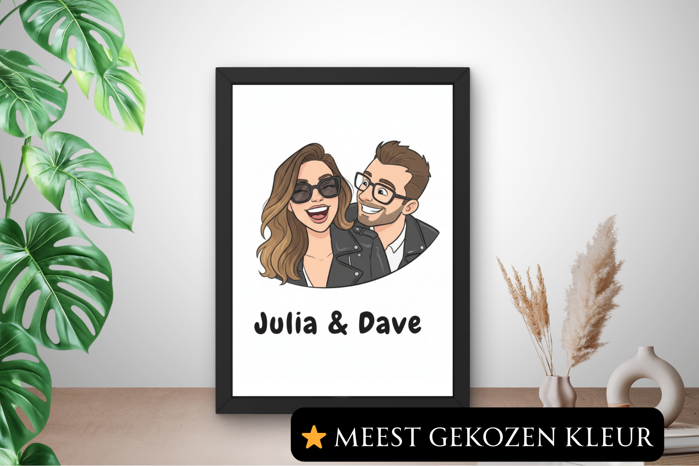 Cartoon maken van foto met naam personalisatie - 086